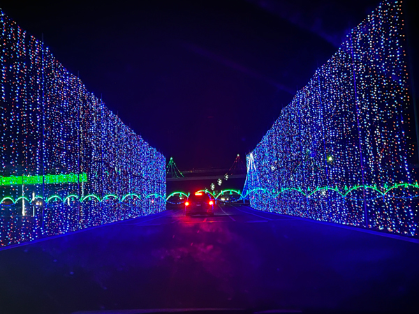 wall of Lights at Charlotte Speedway