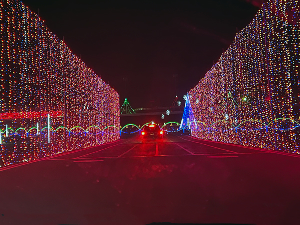 wall of Lights at Charlotte Speedway