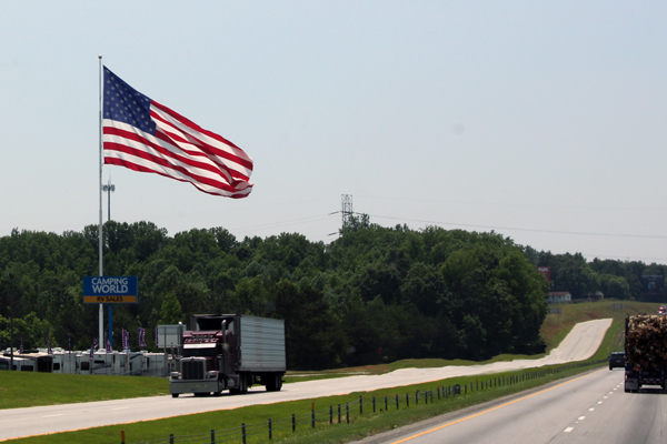 A Big USA flag