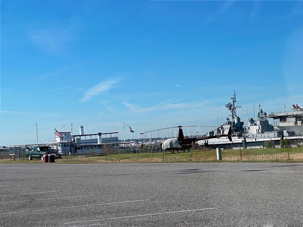 The USS YORKTOWN (CV-10)
