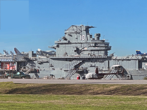 The USS YORKTOWN (CV-10)