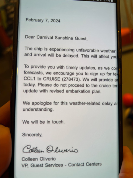 Carnival notice