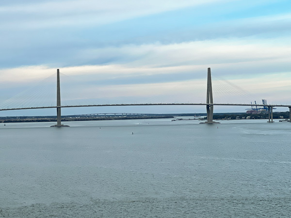 view from the side of the ship