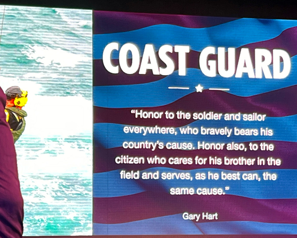 U.S. Coast Guard sign