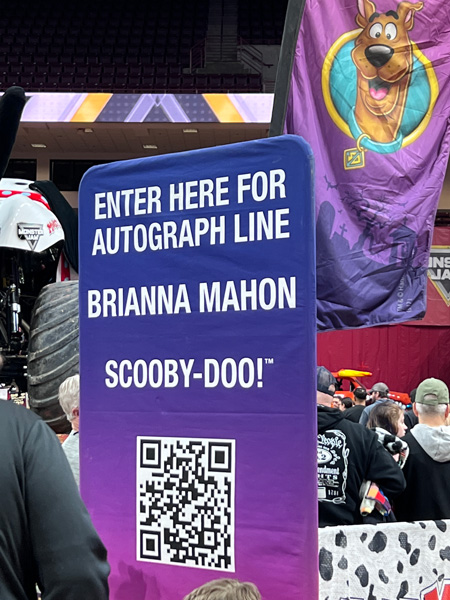Scooby-Doo sign