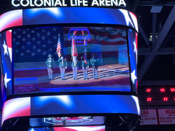 The Honor Guard and Flags