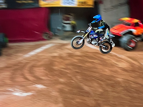 biker at Monster Jam