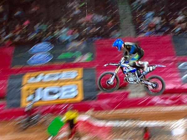 biker at Monster Jam