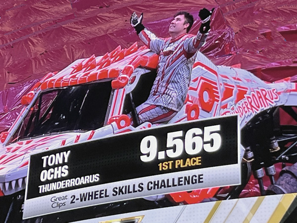 Tony Ochs 1st place at 9.565