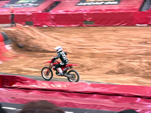 Monster Jam biker