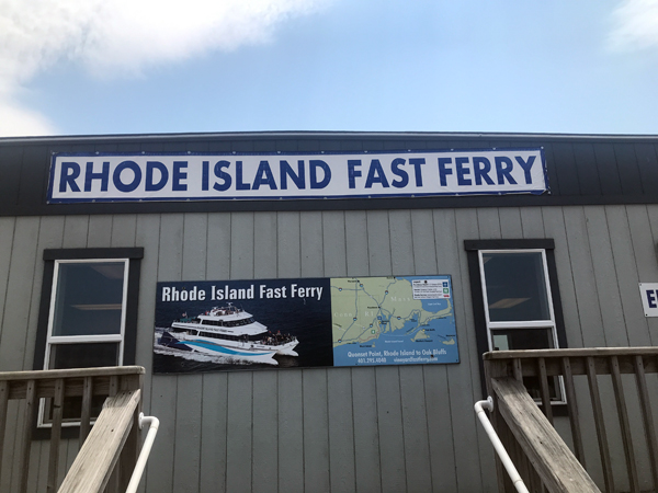 Rhode Island Fast Ferry ticker area