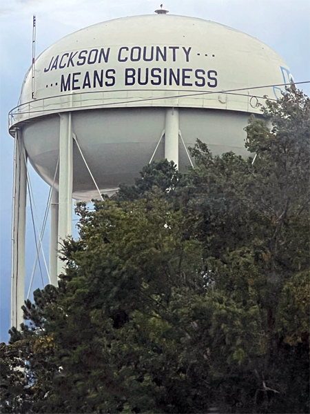 Jackson County water tower