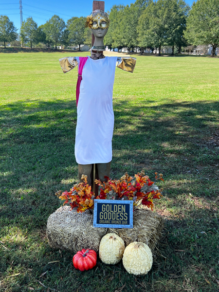 Golden Goddess Organic Bronze Bar scarecrow 155