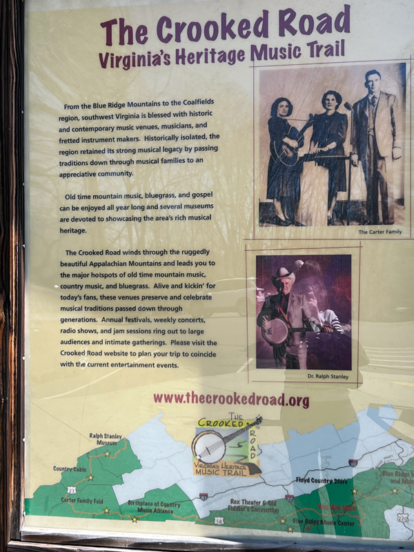 The Crooked Road - Virginia's Heritage Music Trail