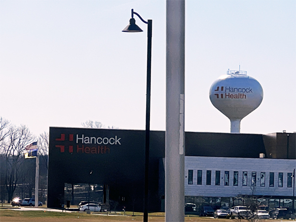Hancock Health water tower