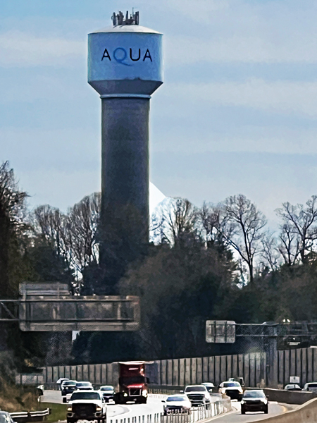 Aqua water tower