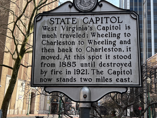 sign about the state Capitol