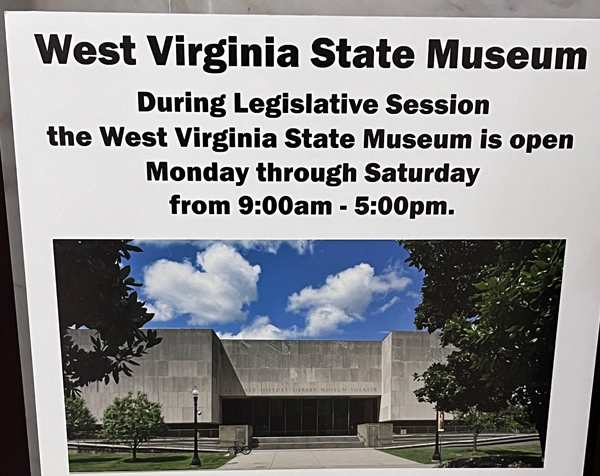 West Virginia State Museum information
