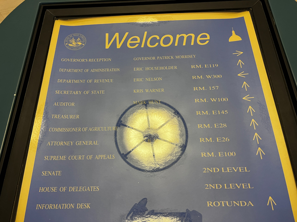 Welcome sign
