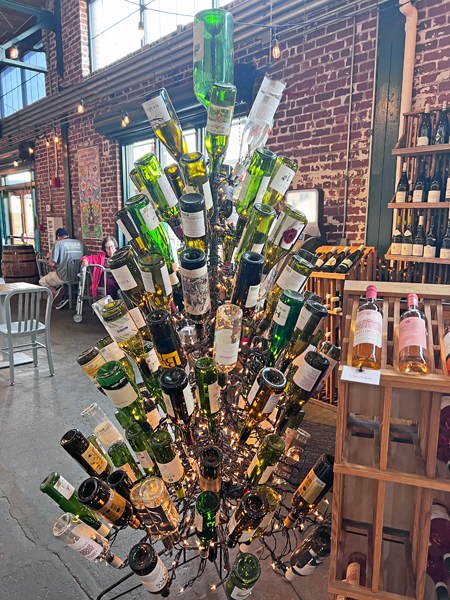 wine bottle tree