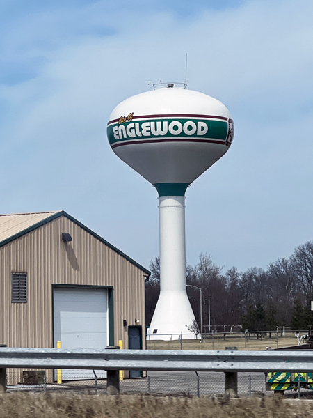 Englewood, Ohio water tower