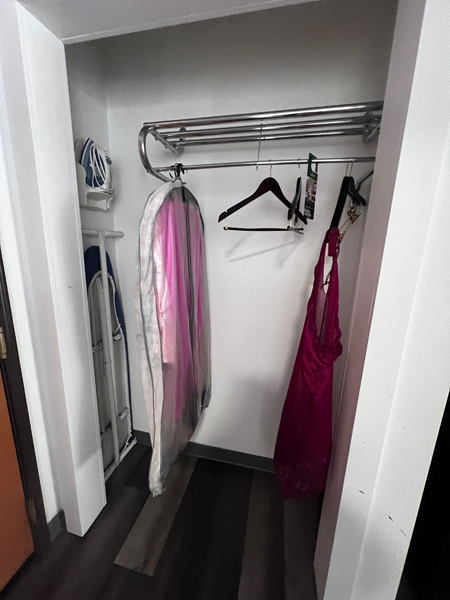 hotel closet
