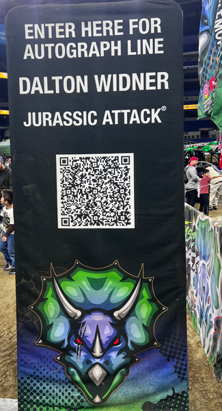 Jurassic Attack sign