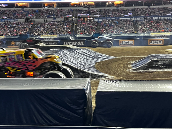 Part of the Monster Truck Prade