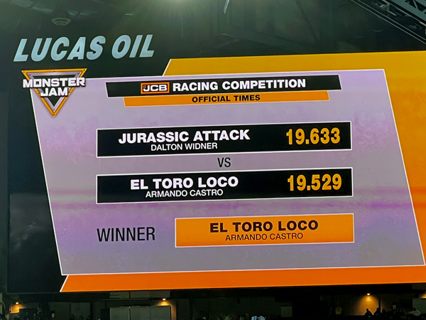 El Toro Loco and Jurassic Attack scores