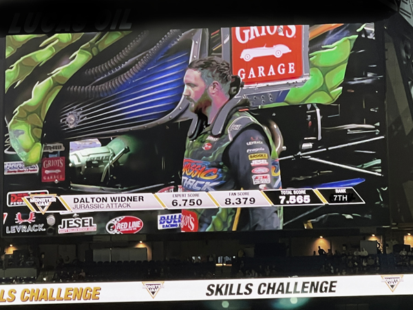 Dalton Widner, driver f Jurassic Attack Monster Truck