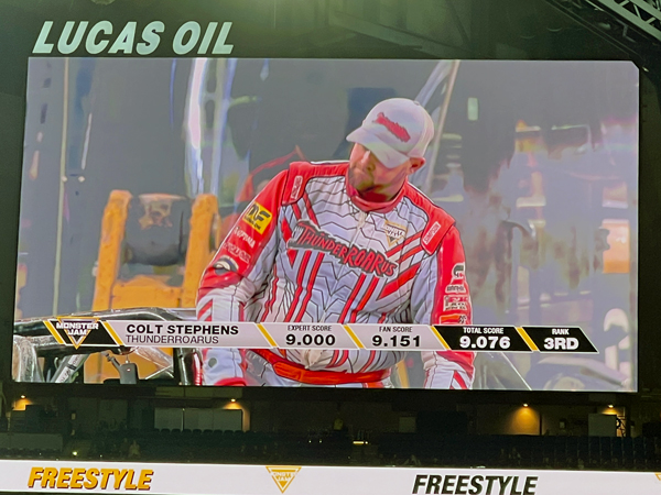 Col Stevens took 3rd place
