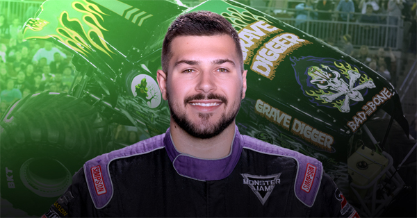 Tyler Menninga, driver of Grave Digger