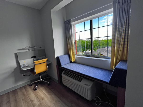 The secondary room that was part of the suite