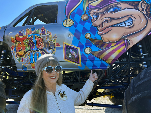 Karen Duquette and Jester Monster Truck