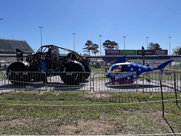 Megalodon Monster Truck and shark