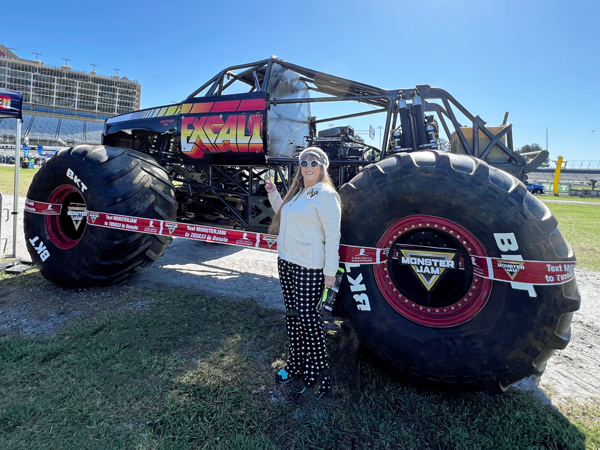 Karen Duquette and the Excaliber Monster Truck