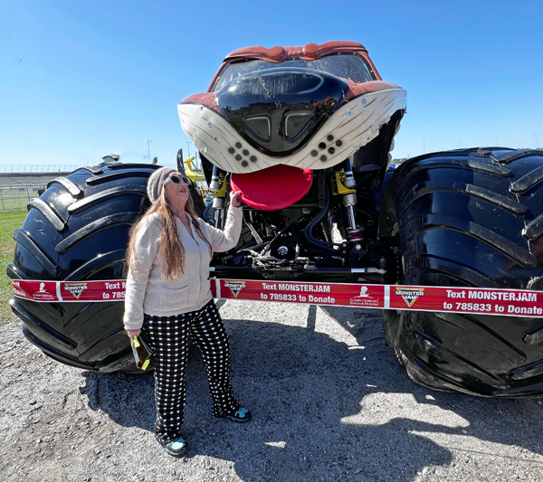 Karen Duquette and the Monster Mutt monster truck