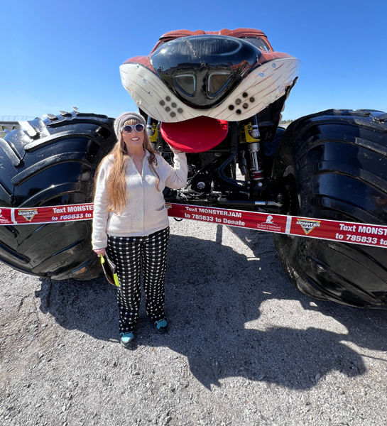 Karen Duquette and the Monster Mutt Monster truck