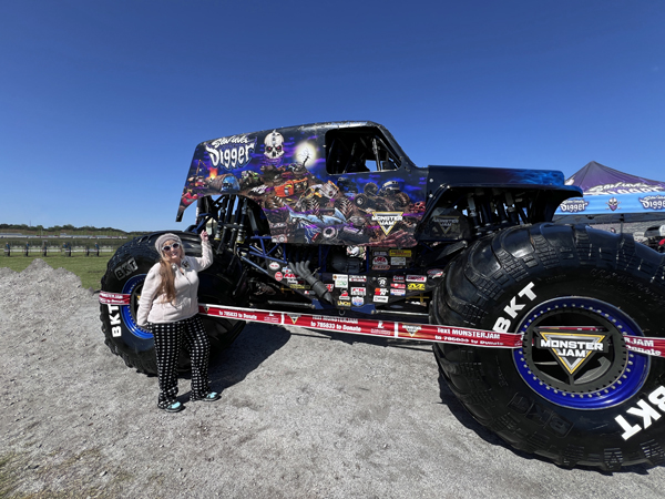 Karen Duquette and Son-uva-Digger Monster Truck