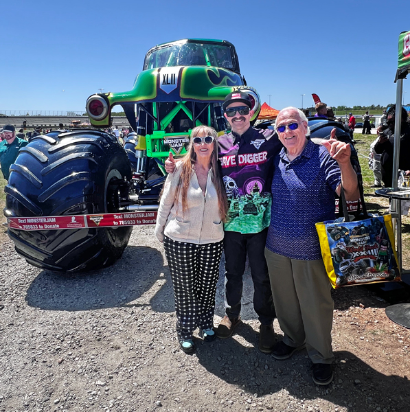 Karen Duquette, Adam Anderson and Lee Duquette