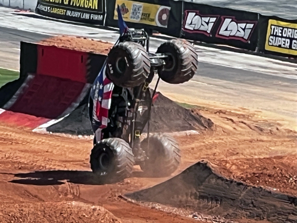 the Star Spangled Magalodon Monster Truck