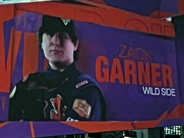 Zack Garner, driver of Wild  Side