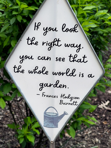 garden sign