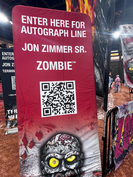 Zombie Monster truck sign
