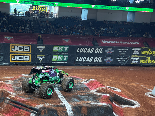 Grave Digger won the Racing Compeittion