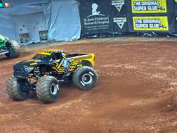 Raminator Monster Truck  doing donuts