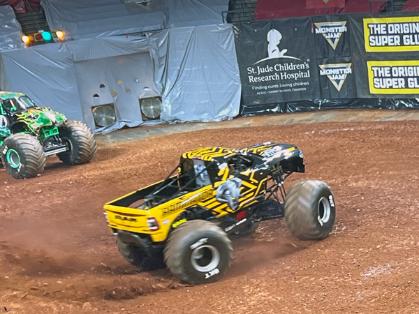 Raminator Monster Truck  doing donuts