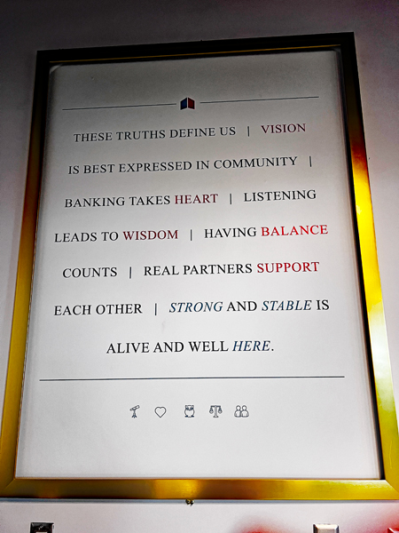 sign in the special seating area