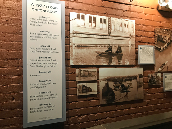 1937 Flood Chronology chart and photos