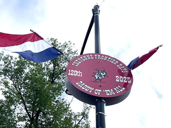 Cheyenne Frontier Days sign